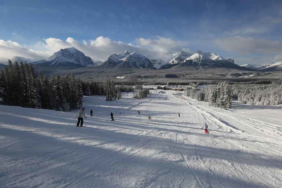 Winter Opening Day at Lake Louise! on Where Rockies