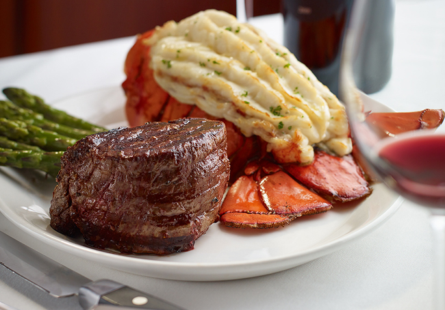 Steak and potatoes from Hys Steakhouse, one of the top 5 steakhouses in Calgary