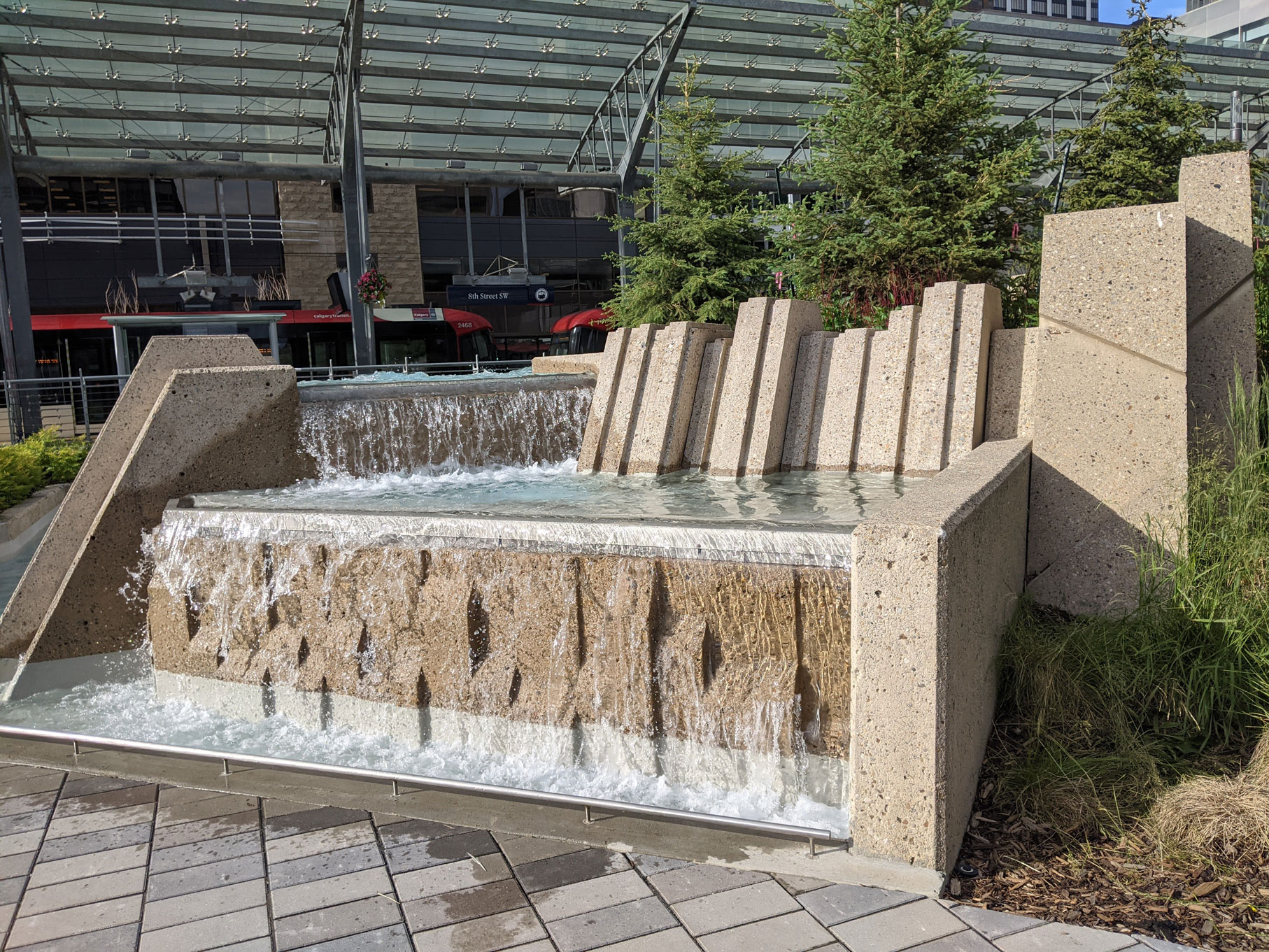 Heritage falls at Century Gardens downtown