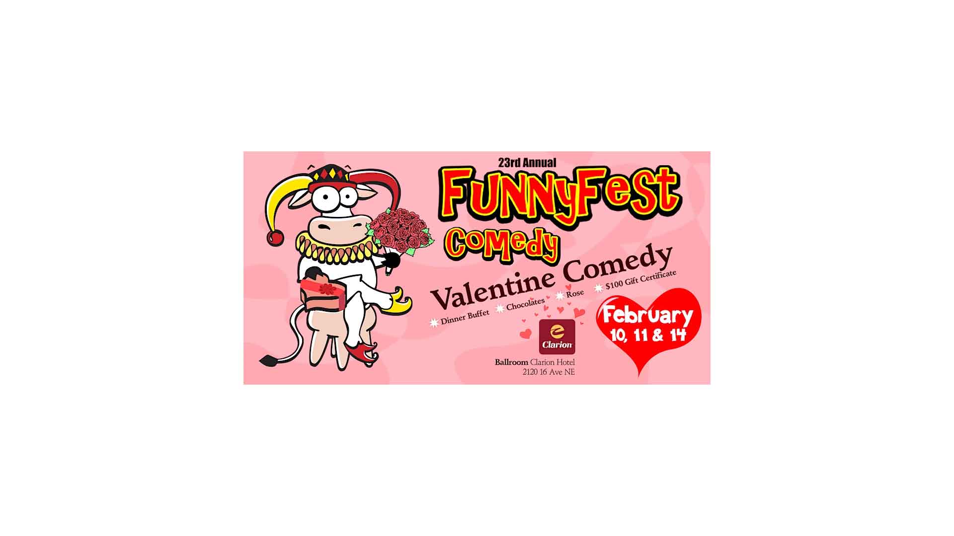 FunnyFest Valentine Comedy on Where Rockies