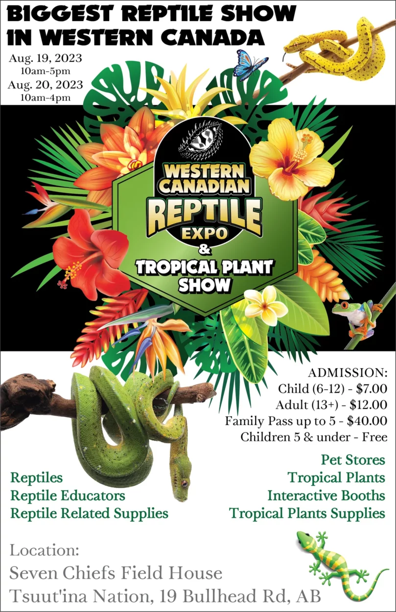 Western Canadian Reptile and Plant Expo on Where Rockies