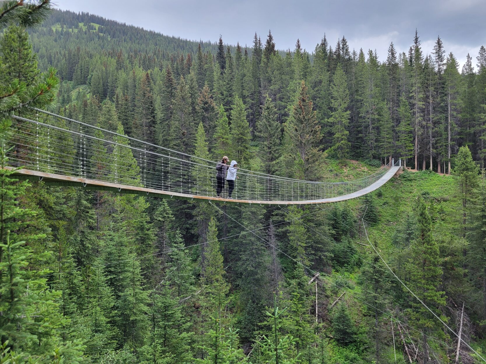 An Unforgettable Day Trip to Blackshale Suspension Bridge from Calgary on Where Rockies
