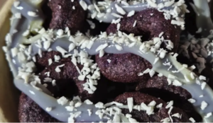 Ube Coconut Little Donuts from the Calgary Stampede