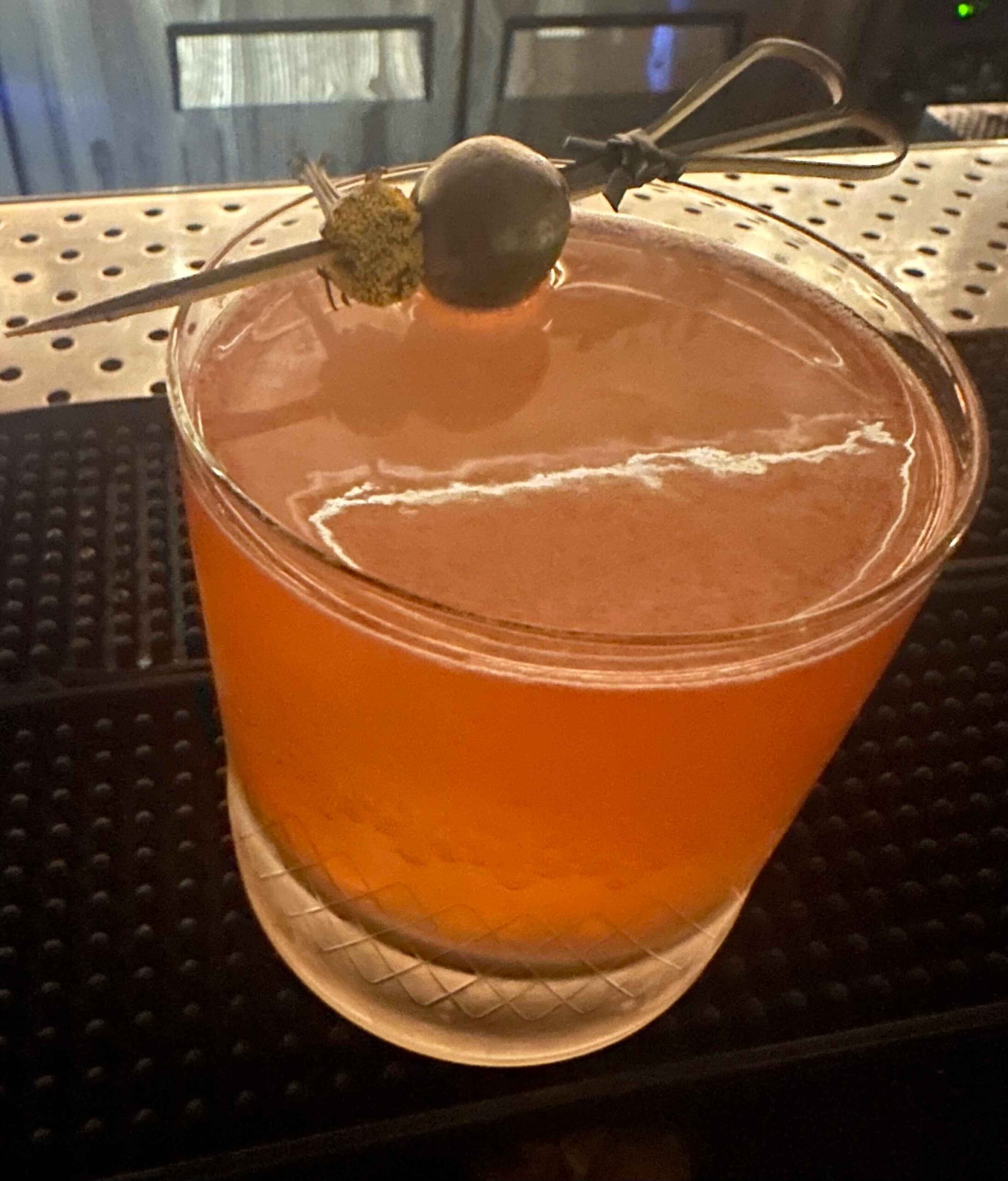 A Voyageur cocktail from Charlie's Watch Repair