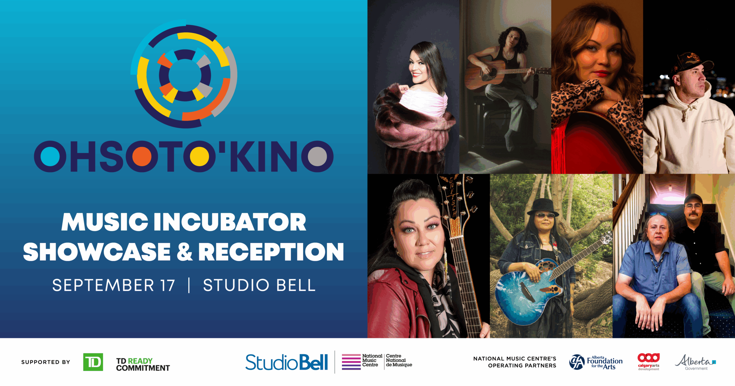 OHSOTO’KINO Music Incubator Showcase & Reception - wherecalgary.ca events OHSOTO’KINO Music Incubator Showcase & Reception Event Image