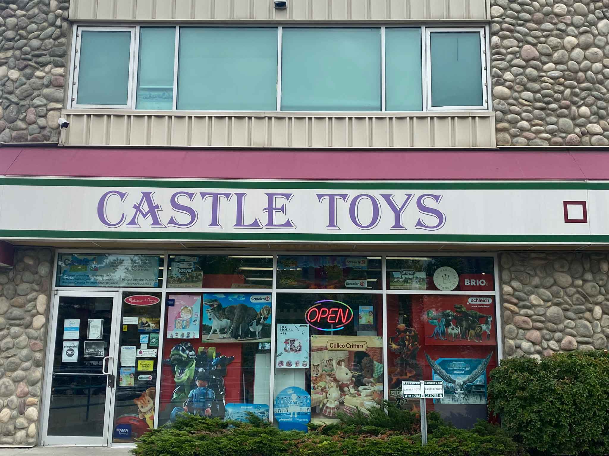 Castle Toys is nestled on a side street close to Chinook Mall